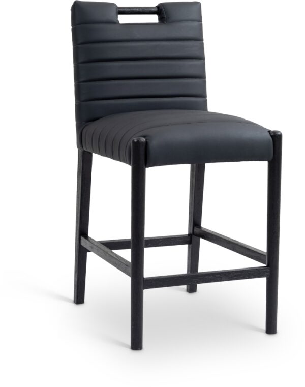 Aimee Vegan Leather Upholstered Counter Stool