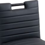 Aimee Vegan Leather Upholstered Counter Stool