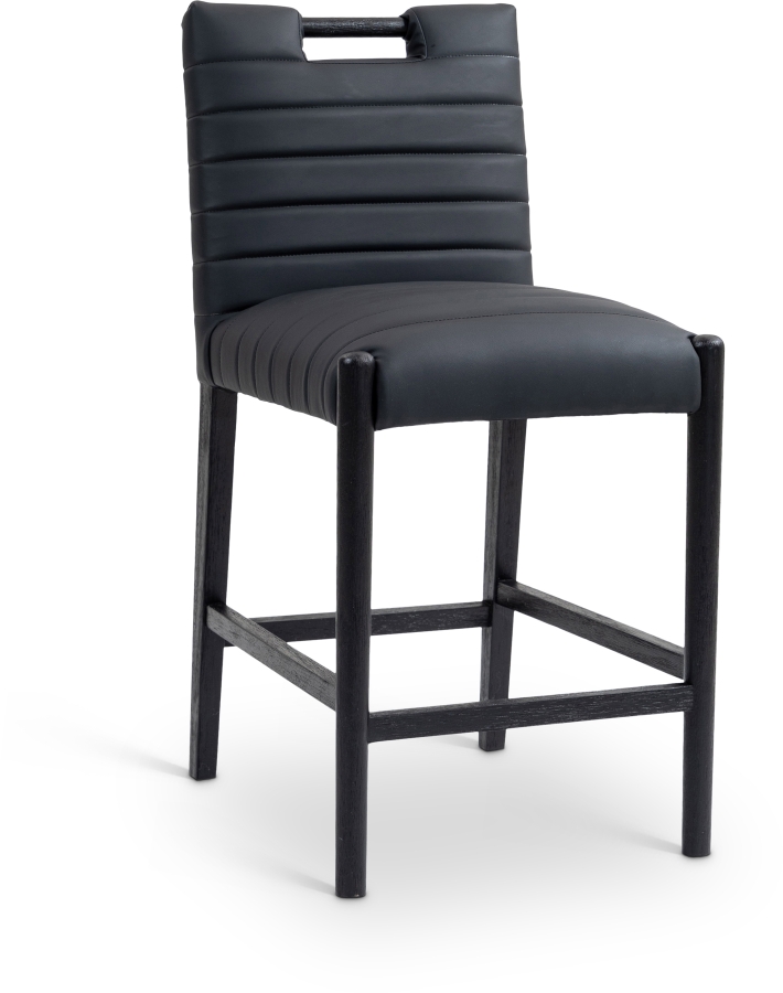 Aimee Vegan Leather Upholstered Counter Stool