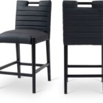 Aimee Vegan Leather Upholstered Counter Stool