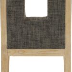 Gwendolyn Linen Textured Fabric Upholstered Dining Side Chair