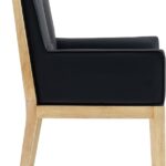 Gwendolyn Vegan Leather Upholstered Dining Arm Chair