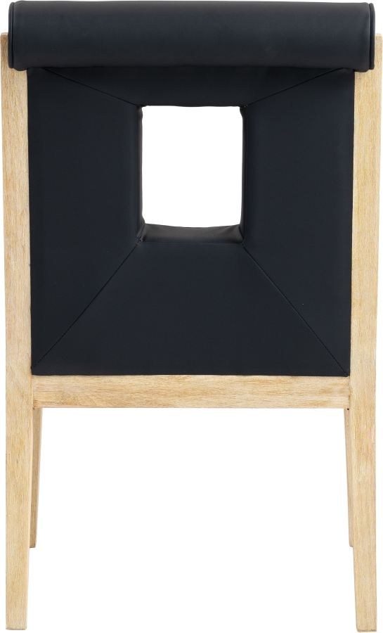 Gwendolyn Vegan Leather Upholstered Dining Arm Chair