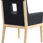 Gwendolyn Vegan Leather Upholstered Dining Arm Chair