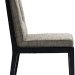 Gwendolyn Linen Textured Fabric Upholstered Dining Side Chair