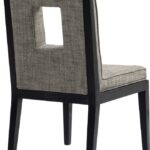 Gwendolyn Linen Textured Fabric Upholstered Dining Side Chair