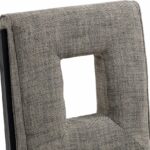 Gwendolyn Linen Textured Fabric Upholstered Dining Side Chair