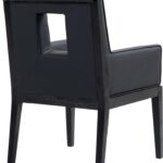 Gwendolyn Vegan Leather Upholstered Dining Arm Chair