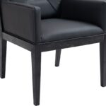 Gwendolyn Vegan Leather Upholstered Dining Arm Chair