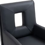 Gwendolyn Vegan Leather Upholstered Dining Arm Chair