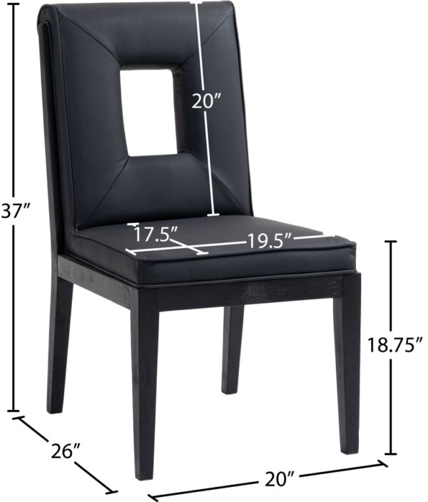 Gwendolyn Vegan Leather Upholstered Dining Side Chair