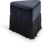 Trivoli Velvet Upholstered Stool