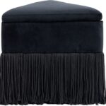 Trivoli Velvet Upholstered Stool