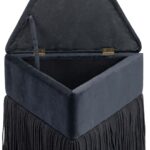 Trivoli Velvet Upholstered Stool