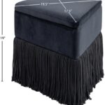 Trivoli Velvet Upholstered Stool