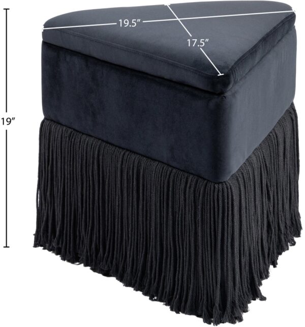 Trivoli Velvet Upholstered Stool