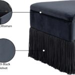 Trivoli Velvet Upholstered Stool