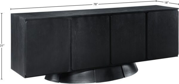 Bellona Oak Veneer Sideboard / Buffet