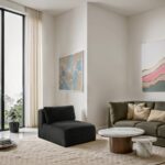 Shaggy Corduroy Performance Fabric Upholstered Accent Chair