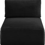 Shaggy Corduroy Performance Fabric Upholstered Accent Chair