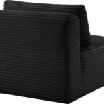 Shaggy Corduroy Performance Fabric Upholstered Accent Chair