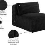 Shaggy Corduroy Performance Fabric Upholstered Accent Chair