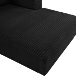 Shaggy Corduroy Performance Fabric Upholstered Chaise