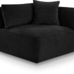 Shaggy Corduroy Performance Fabric Upholstered Accent Chair
