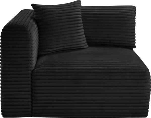 Shaggy Corduroy Performance Fabric Upholstered Accent Chair