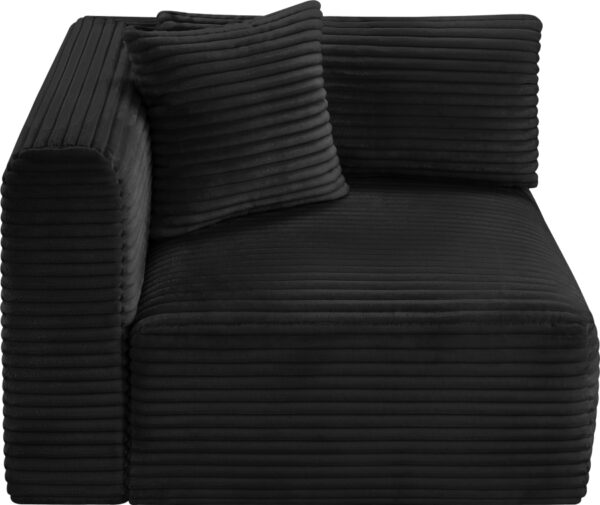 Shaggy Corduroy Performance Fabric Upholstered Accent Chair