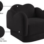Bloom Teddy Fabric Upholstered Accent Chair