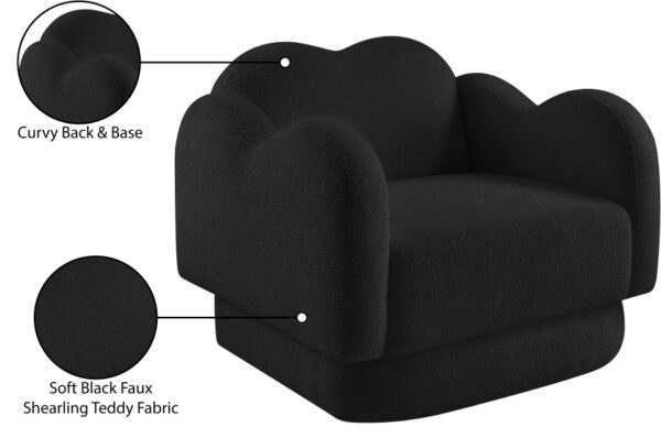 Bloom Teddy Fabric Upholstered Accent Chair