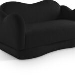 Bloom 58" Teddy Fabric Upholstered Upholstered Loveseat