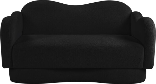Bloom 58" Teddy Fabric Upholstered Upholstered Loveseat