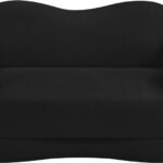 Bloom 58" Teddy Fabric Upholstered Upholstered Loveseat