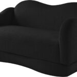Bloom 58" Teddy Fabric Upholstered Upholstered Loveseat