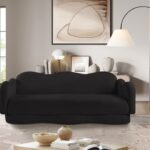 Bloom 82" Teddy Fabric Upholstered Upholstered Sofa