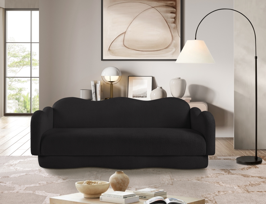 Bloom 82" Teddy Fabric Upholstered Upholstered Sofa