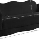 Bloom 82" Teddy Fabric Upholstered Upholstered Sofa