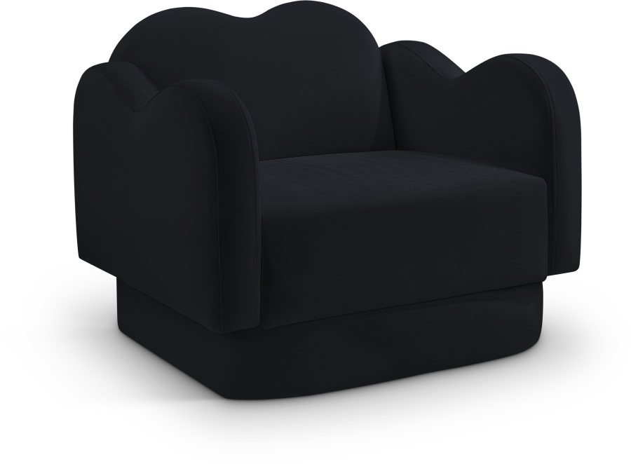 Bloom Velvet Upholstered Accent Chair
