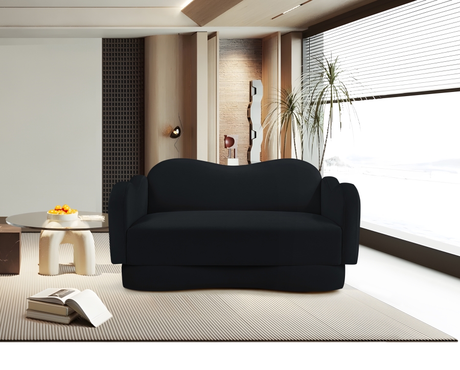 Bloom 58" Velvet Upholstered Upholstered Loveseat