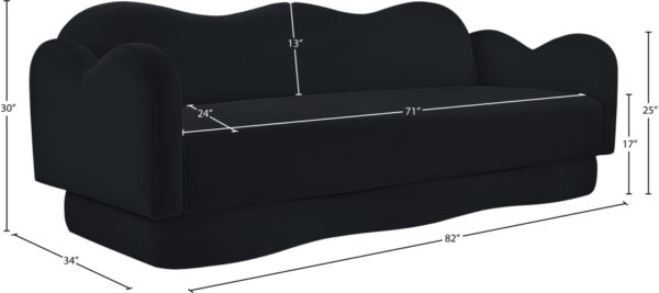 Bloom 82" Velvet Upholstered Upholstered Sofa
