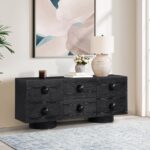 Bubble Solid Wood And Oak Veneer Sideboard / Buffet