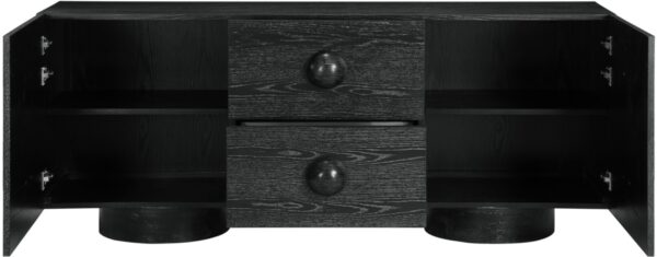 Bubble Solid Wood And Oak Veneer Sideboard / Buffet