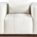 Mallina Vegan Leather Upholstered Accent Chair