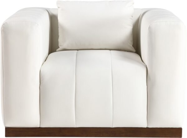 Mallina Vegan Leather Upholstered Accent Chair