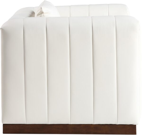Mallina Vegan Leather Upholstered Accent Chair