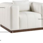 Mallina Vegan Leather Upholstered Accent Chair