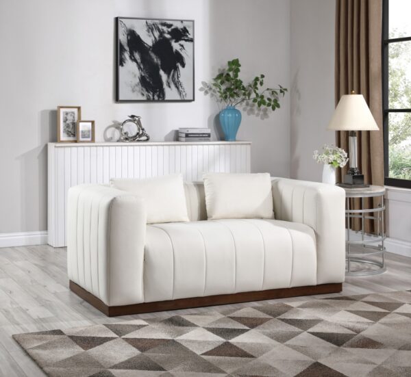 Mallina 67" Vegan Leather Upholstered Upholstered Loveseat
