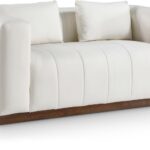 Mallina 67" Vegan Leather Upholstered Upholstered Loveseat